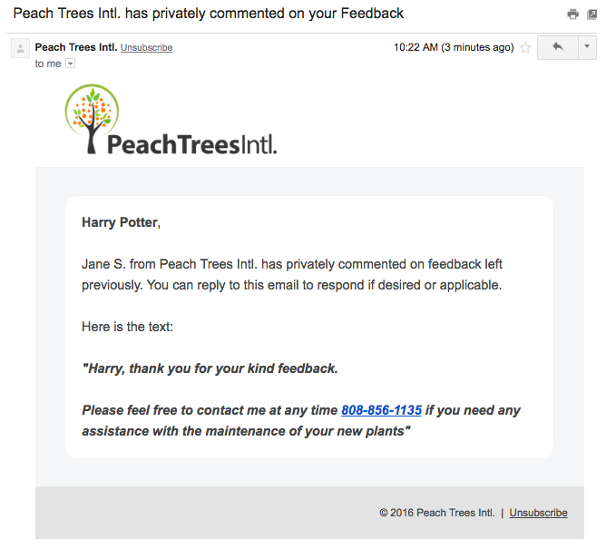 private-response-email